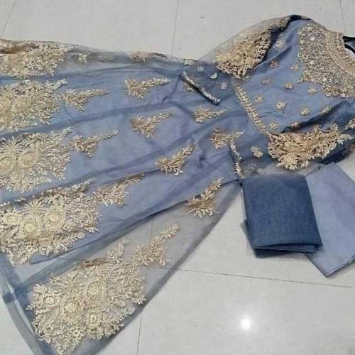 fancy party wear maxi (chiffon/net)