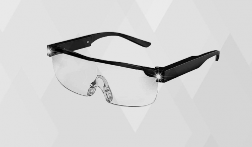 Electric Magnifier Reading Glasses 