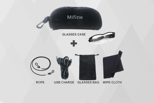 Electric Magnifier Reading Glasses 