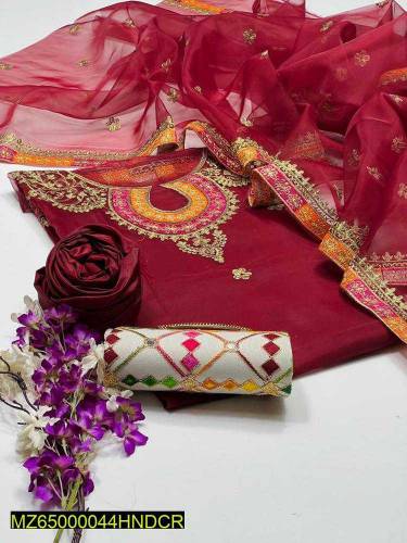 3Pcs Women's Embroidery Suit