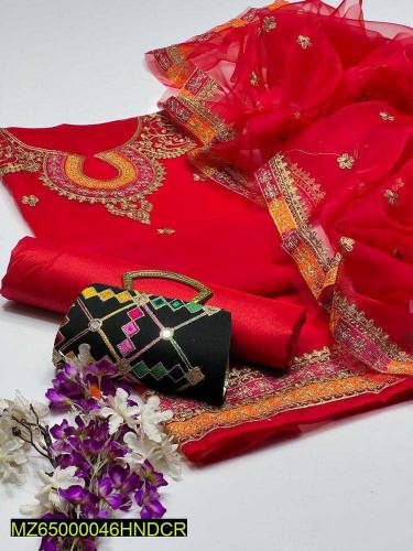 3Pcs Women's Embroidery Suit