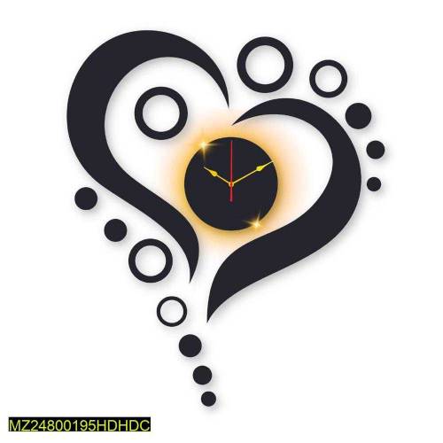 Beautiful Wall Art Hanging Clock& Frame