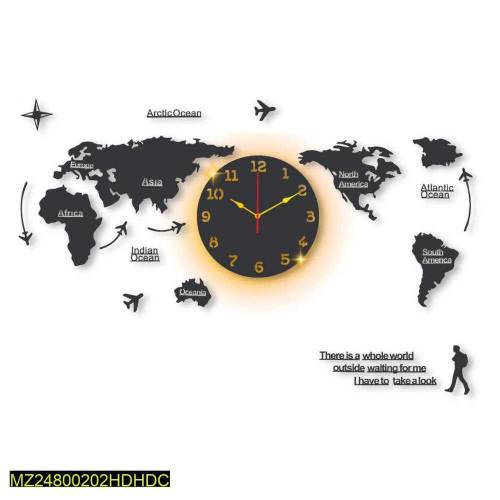 Beautiful Wall Art Hanging Clock& Frame