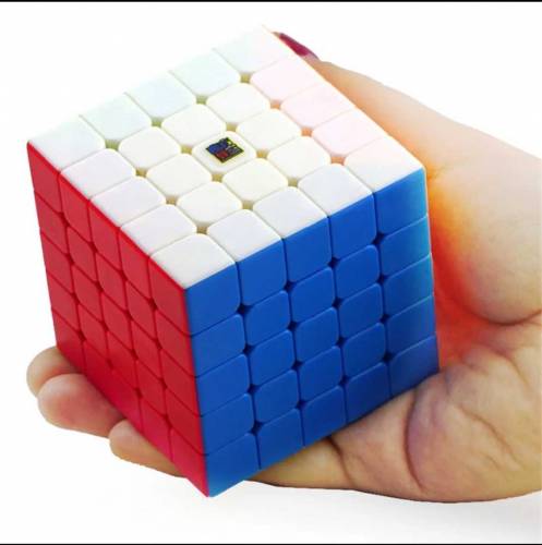 5×5 Rubik cube smooth and best quality product sticker less 