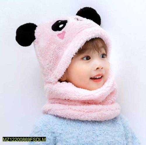 Kids wool cap with Neck warmer 🧣