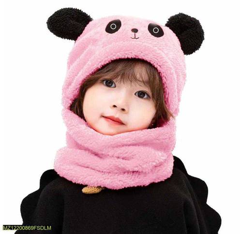 Kids wool cap with Neck warmer 🧣