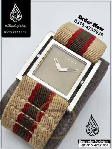 Branded Original Sisley Women’s Quartz Gift Watch Brown Dial 37mm
