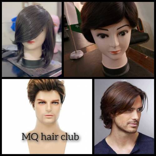men natural hair wig is available 