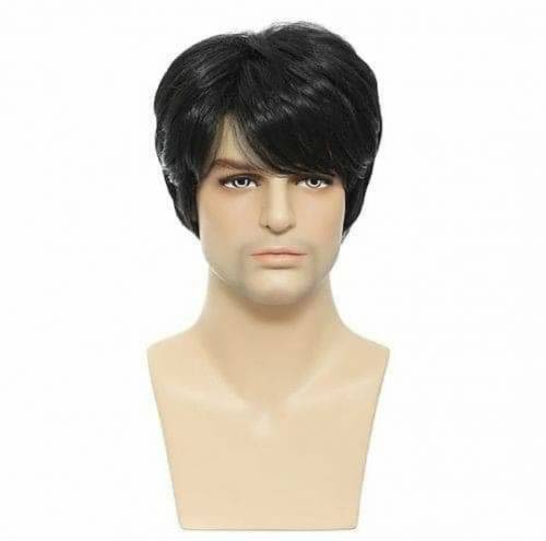 men natural hair wig is available 