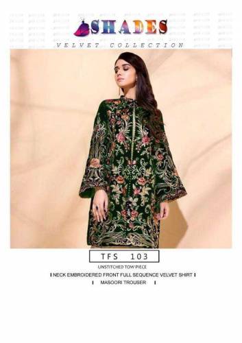 micro velvet shirt masori trouser with shawl 