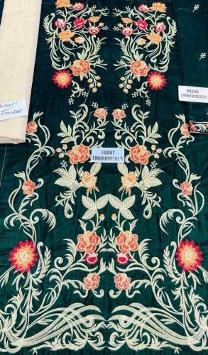 micro velvet shirt masori trouser with shawl 