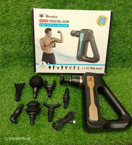 Rechargeable Fascial Gun Deep Muscle Full Body Vibrating Massager Gun