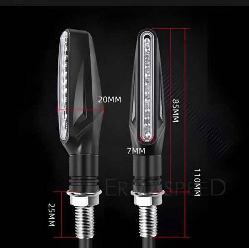 bike Led indicator light and turn signal 