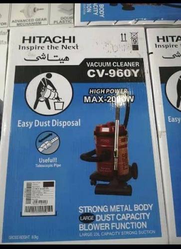 Original Hitachi High Power Vacuum Cleaner - 23 Liter Dust Capacity