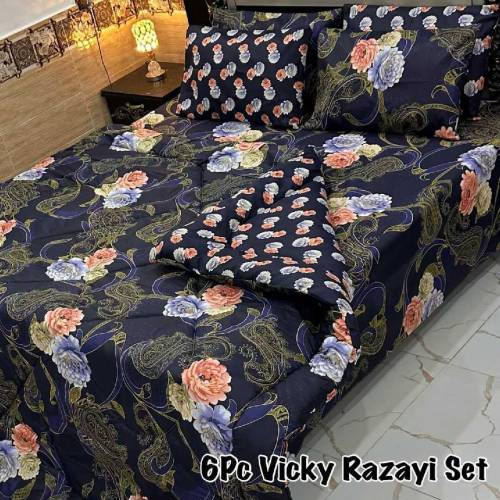 *6 Piece razai Sets* Available Febric SALONICA COTTON 