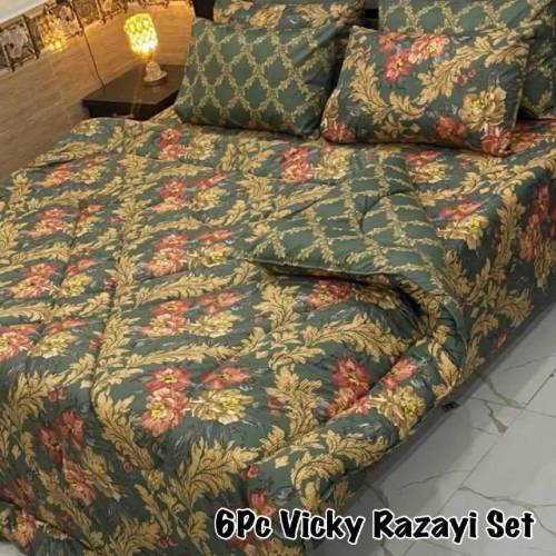 *6 Piece razai Sets* Available Febric SALONICA COTTON 