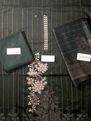 dhank three piece embroidery 