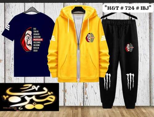 _WINTER COLLECTION COMPLETE SUIT_    _3 in 1__ZIPPER HOODI+T SHIRT+TRO