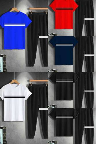 Track suits For MensSizes: Medium large XlFabric: Tshirts JerseyTrouse