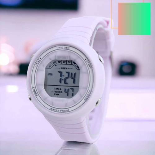 SPORTS  WATCHLADIES COLLECTIONTimeDate DayMonth AlarmStop watch Waterp