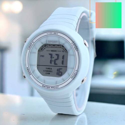 SPORTS  WATCHLADIES COLLECTIONTimeDate DayMonth AlarmStop watch Waterp