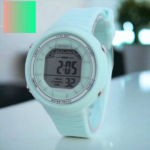 SPORTS  WATCHLADIES COLLECTIONTimeDate DayMonth AlarmStop watch Waterp