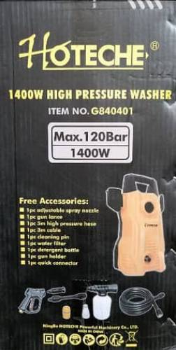 Hoteche High Pressure Car Washer - 120 Bar, Copper Motor