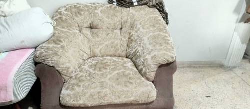 dining table with three chair sofa set five seater