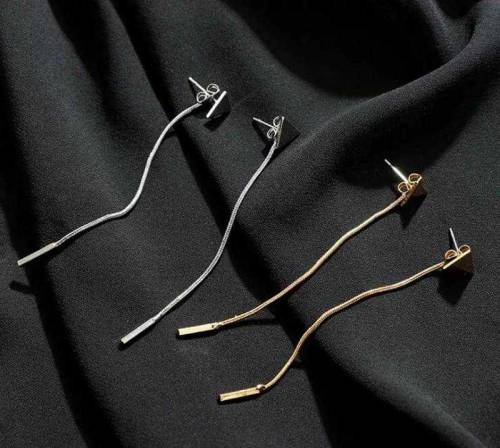 2 Pairs Of Triangle Tassels Earrings