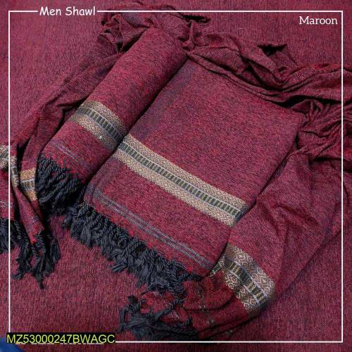 1 Pcs Men's Plain Velvet Shawls 