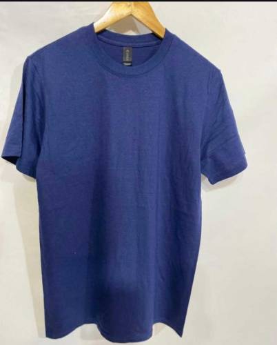 1 pc Men's Stitched Polyester plan T-shirt