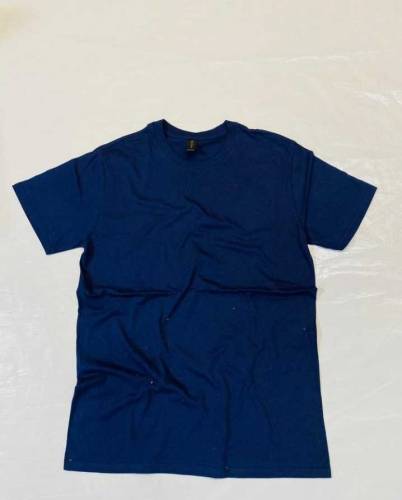 1 pc Men's Stitched Polyester plan T-shirt