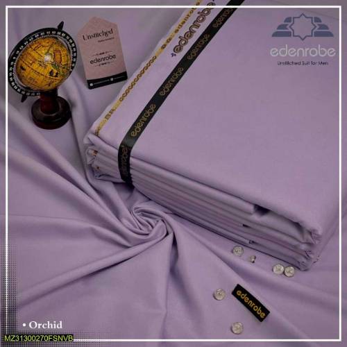Boski and Wash and Wear Plain unstitched suit 