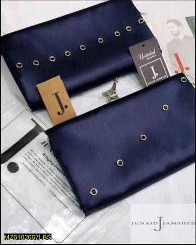 Boski and Wash and Wear Plain unstitched suit 