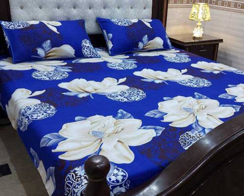 3pc crystal cotton bedsheets fine stuff 40plus design available 