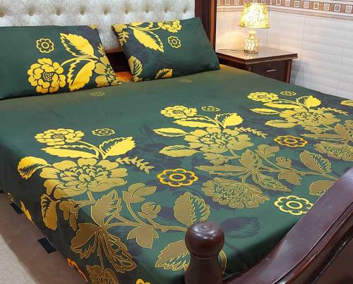 3pc crystal cotton bedsheets fine stuff 40plus design available 