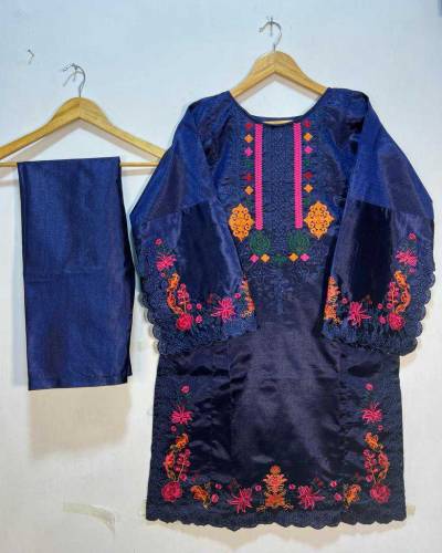 *Fancy Khaddi Silk Cutwork 2pc