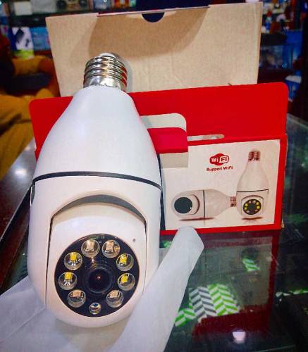 BULB WIFI CAMERA 360° rotation IP security camera 