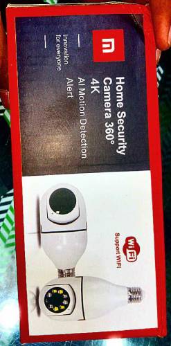 BULB WIFI CAMERA 360° rotation IP security camera 