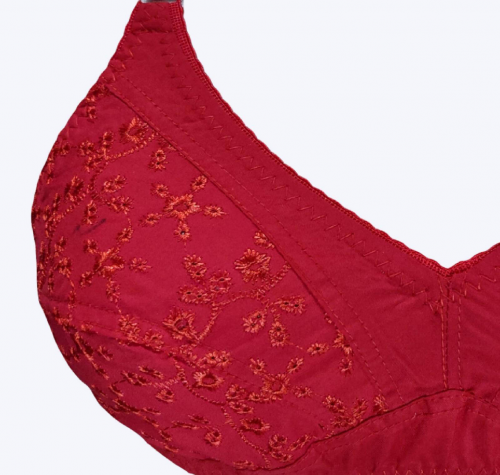 Cotton Embroiderd Bra, pack of 3