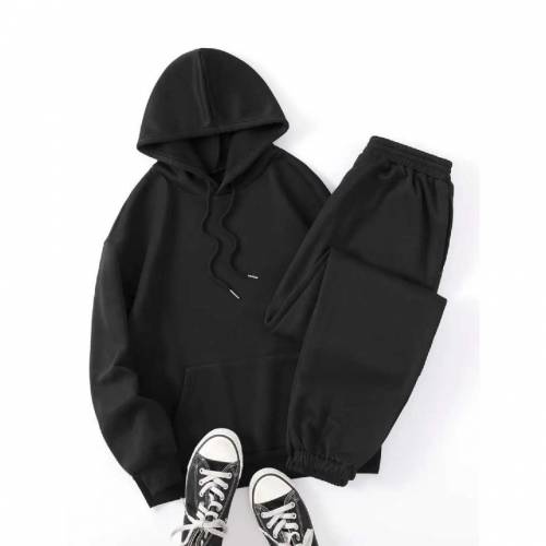 girls black track suit trend