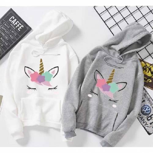 unicorn hoodie for girls (pack of 2) trendy 