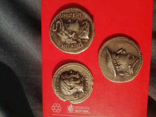 3 old coins 