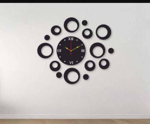 1 pc wall clock with circle design
