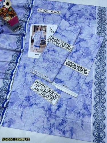 •  Fabric: Khaddar•  Shirt Front: Printed•  Back: Printed• 