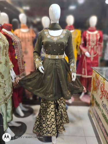 3pcs fancy partywear dress