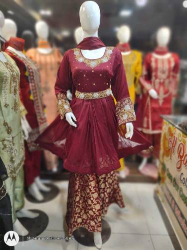 3pcs fancy partywear dress