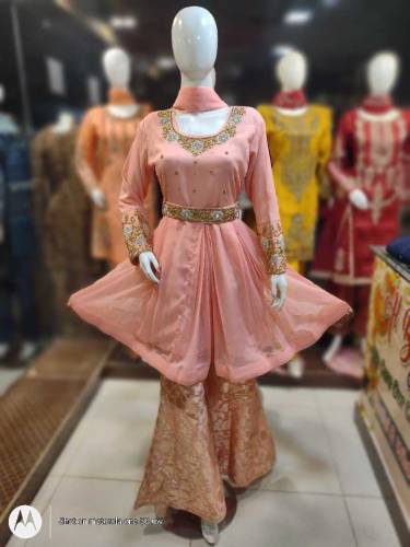 3pcs fancy partywear dress