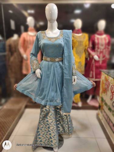 3pcs fancy partywear dress