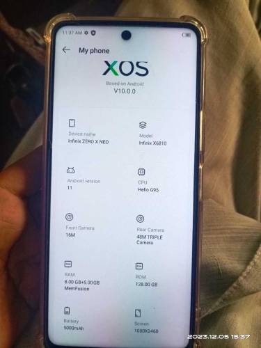 infinix zero x New 